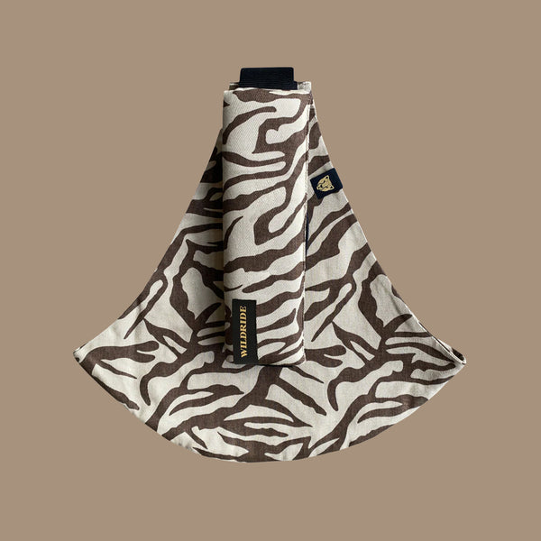 Toddler Carrier Brown Zebra Print | Wildride – wildridecom