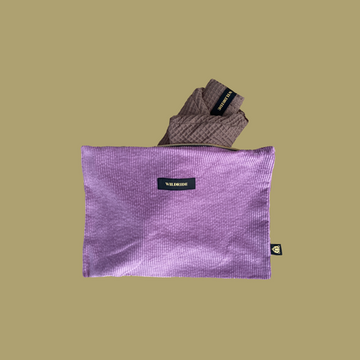 Bolsa de canalé lila